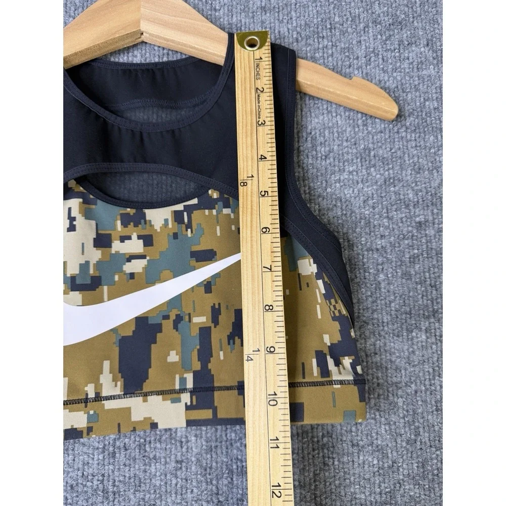 Nike Women's XS Digital Camo Sports Bra Mesh‎ Racerback Medium Support